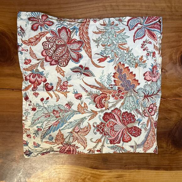 Pottery Barn Dierder Lot of 3 Pillow Shams Palampore Cotton  Floral Euro PP7 - Picture 6 of 13